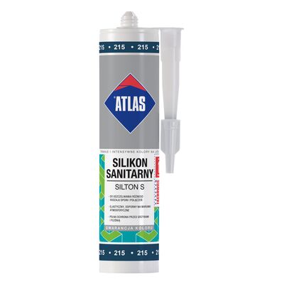 Atlas Silikon sanitarny SILTON S 215 atramentowy 280 ml