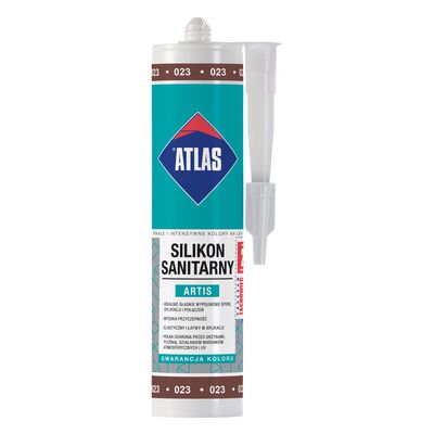 Atlas Silikon sanitarny ARTIS 023 brązowy 280 ml