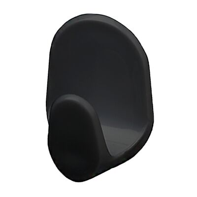 Wieszaczek Trendy samoprzylepny C 4 sztuki czarny