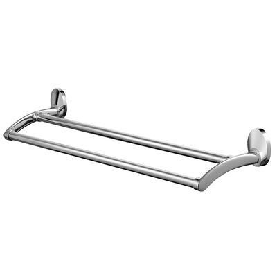 Wieszak kąpielowy podwójny 610 mm Emotion chrom/satyn, nikiel