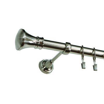 Karnisz pojedynczy ZEUS Ø25, 160 cm colloseumnikiel