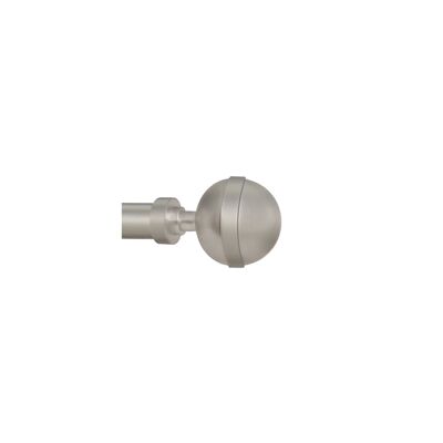 Końcówka karnisza Ø25 kula satyna 2 sztuki