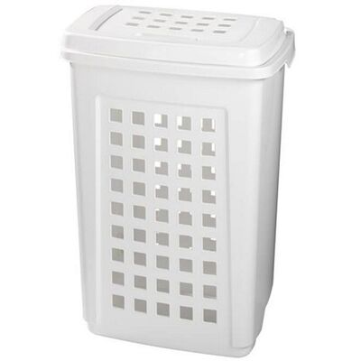 Kosz na bieliznę 60 l biały