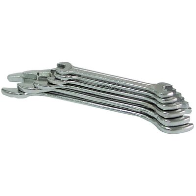 Klucz płaski MEGA komplet 8 sztuk, (6-22 mm)