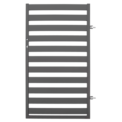 Furtka Dorian ocynk antracyt struktura 90 x 154 cm uniwersalna Polbram