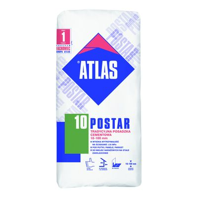 Atlas Tradycyjna posadzka cementowa POSTAR 10 25 kg