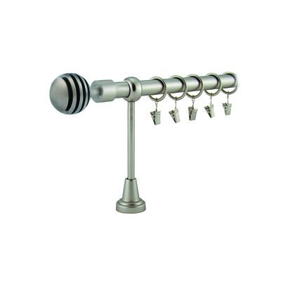 Karnisz pojedynczy HEFAJSTOS PLUS Ø16, 160 cm modern satyna