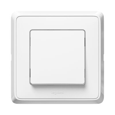 Przycisk światło / dzwonek Cariva biały