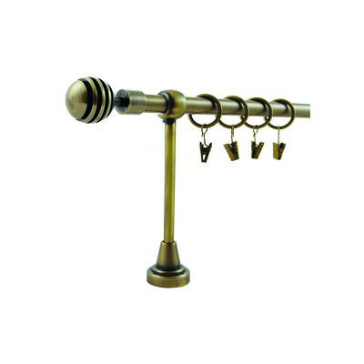 Karnisz pojedynczy HEFAJSTOS PLUS Ø16, 200 cm modern złoto