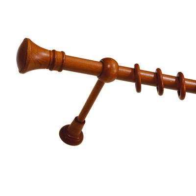 Karnisz pojedynczy HELIOS Ø25, 160 cm olcha