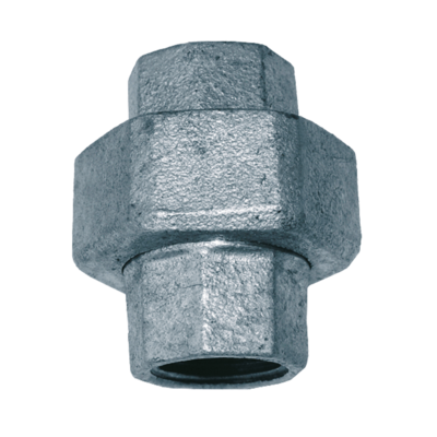 Śrubunek płaski 330 typ U1 dwuzłączka prosta nakrętna płaska 1/2