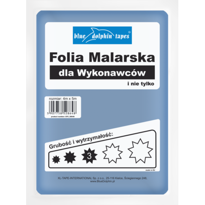 Blue Dolphin folia malarska dla wykonawców 3*