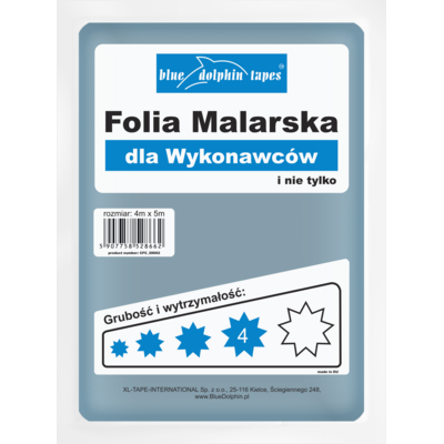 Blue Dolphin folia malarska dla wykonawców 4*