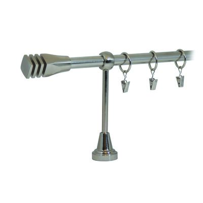 Karnisz pojedynczy HEFAJSTOS PLUS Ø16, 160 cm versus nikiel