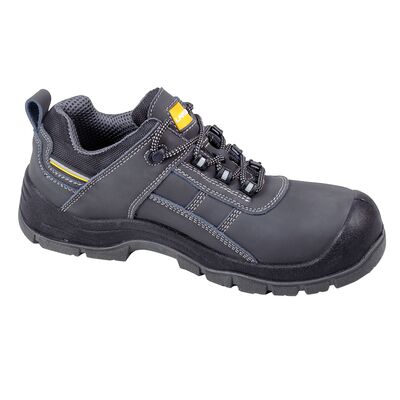 Półbuty nubukowe obuwie bezpieczne LAHTI PRO czarno-żółte 40
