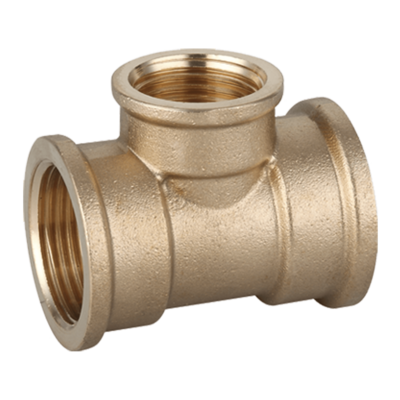 Trójnik mosiężny nakrętny-redukcyjny 1