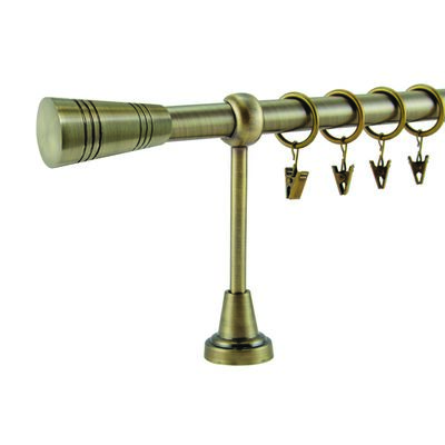 Karnisz pojedynczy VALENTINA Ø19, 200 cm tubo złoto