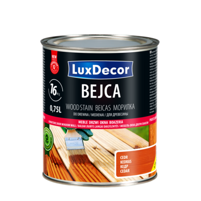 LuxDecor Bejca do drewna cedr 0,75 l
