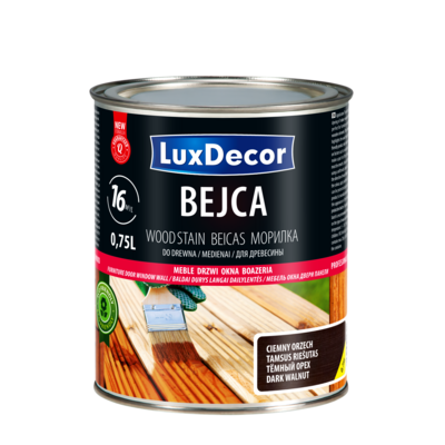 LuxDecor Bejca do drewna ciemny orzech 0,75 l