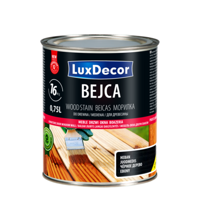 LuxDecor Bejca do drewna heban 0,75 l