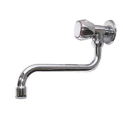 Kran czerpalny ścienny Modena z wylewką typu S 200 mm Invena