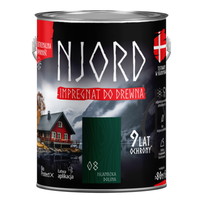 Njord Impregnat do drewna islandzka dolina 5 l