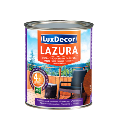 LuxDecor Lazura do drewna teak 0,75 l