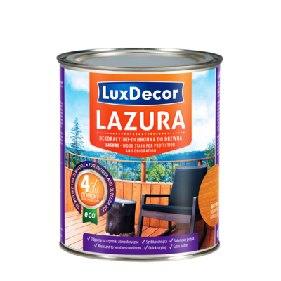 LuxDecor Lazura do drewna złoty dąb 0,75 l