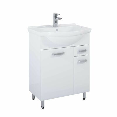 Szafka Amigo Rio 65 2D 1S White HG NN Elita