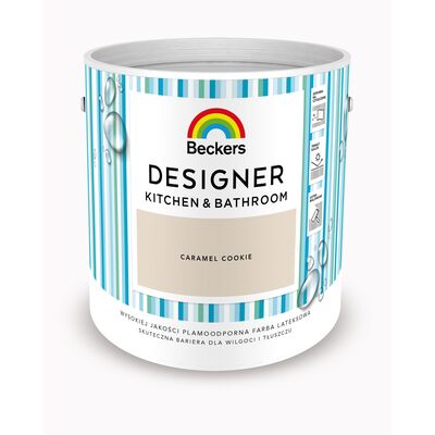 Beckers Farba lateksowa Designer KitchenBathroom Caramel Cookie 2,5 l