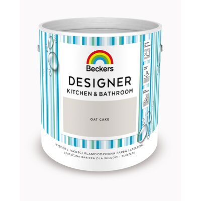 Beckers Farba lateksowa Designer KitchenBathroom Oat Cake 2,5 l
