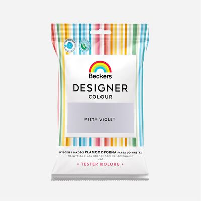 Beckers Farba lateksowa Designer Colour TESTER Misty Violet 0,05 l