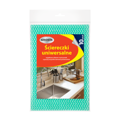 Ściereczki uniwersalne 10 sztuk Grosik