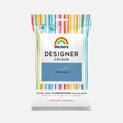 Beckers Farba lateksowa Designer Colour TESTER Sea Blue 0,05 l