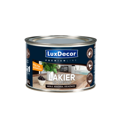 LuxDecor Lakier do drewna połysk 0,4 l