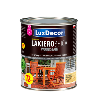 LuxDecor Lakierobejca do drewna bezbarwny 0,75 l