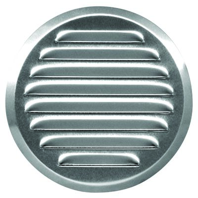 Osłona wentylacyjna z siatką średnica 140 mm chrom