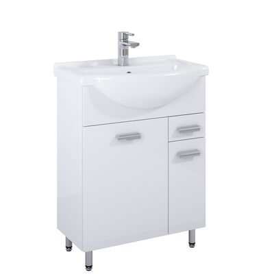 Szafka Iga 65 2D 1S White HG NN Elita