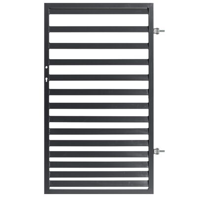 Furtka Daniel ocynk czarny struktura 90 x 150 cm prawa Polbram