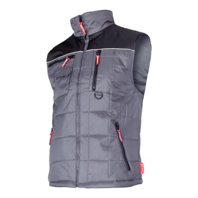 LAHTI PRO Bezrękawnik ocieplany LPBO szary L