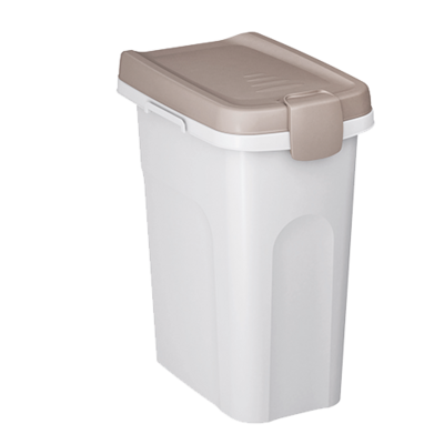 Pojemnik na żywność 15 l 33 x 22 x 41 cm biały/jasnobrązowy ZOLUX