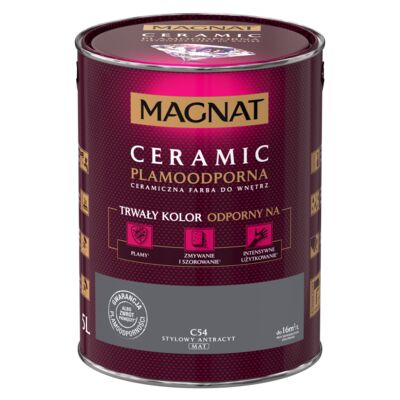 MAGNAT Farba ceramiczna stylowy antracyt C54 5 l