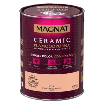MAGNAT Farba ceramiczna koralowa laguna C26 5 l