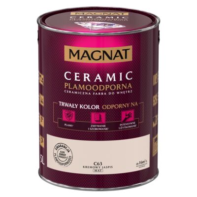 MAGNAT Farba ceramiczna kremowy jaspis C63 5 l