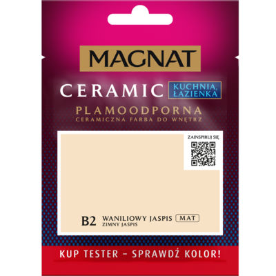 MAGNAT Farba ceramiczna KitchenBathroom TESTER zimny jaspis B2 30 ml