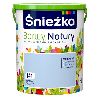 Śnieżka Farba lateksowa Barwy Natury wiosenny deszczyk 141 5 l