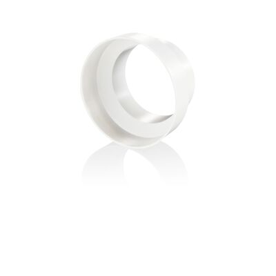 Redukcja okrągła 125/100 mm biała