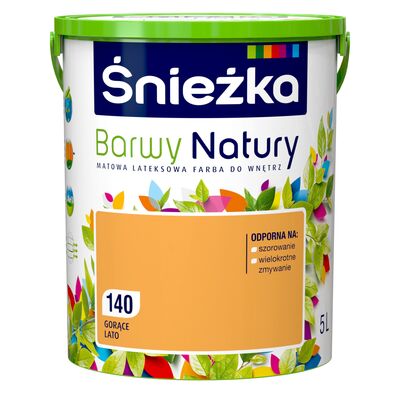 Śnieżka Farba lateksowa Barwy Natury gorące lato 140 5 l