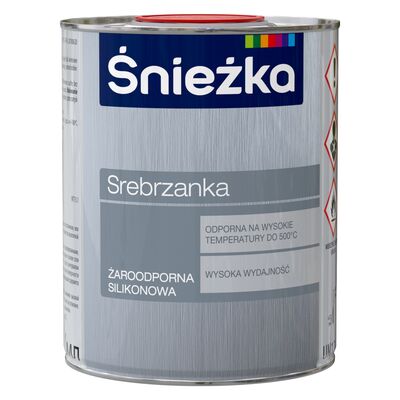 Śnieżka Farba żaroodporna Srebrzanka srebrny 800 ml
