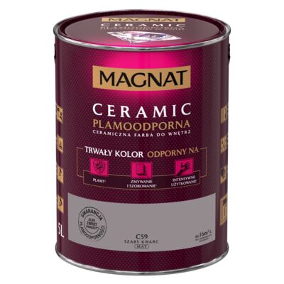 MAGNAT Farba ceramiczna szary kwarc C59 5 l